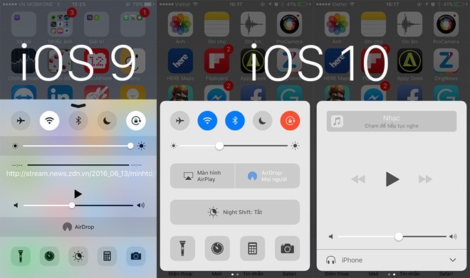 So sanh giao dien he dieu hanh iOS 9 va iOS 10-Hinh-2