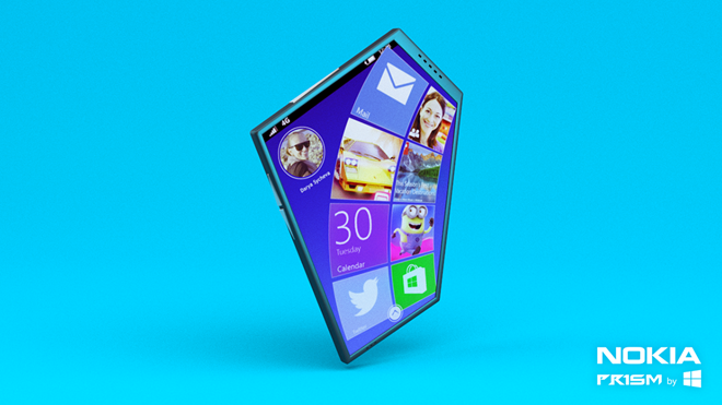 Kich doc: Concept smartphone Nokia Prism hinh ngu giac