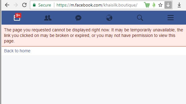 Bat ngo: Facebook, Website cua Khaisilk deu khong the truy cap