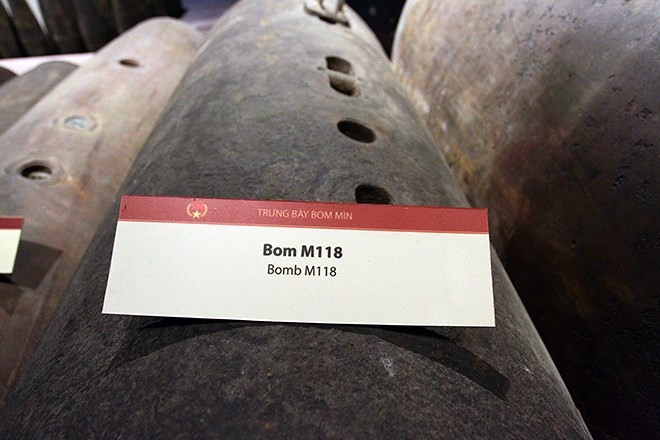 Cận cảnh loại bom M118 vừa được trục vớt tại chân cầu Long Biên - Ảnh 5