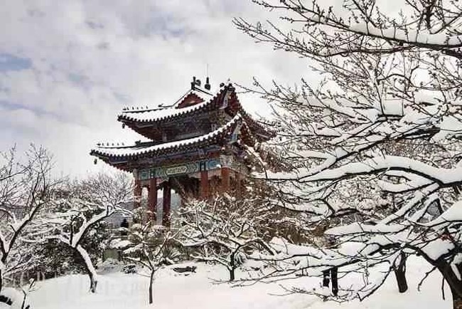 Sững sờ cảnh sắc mùa đông đẹp tựa trốn bồng lai tiên cảnh ở Trung Quốc - Ảnh 10