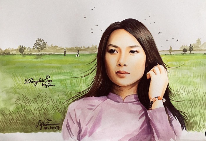 Chàng họa sĩ vẽ chân dung nghệ sĩ Việt sống động như thật - Ảnh 9.