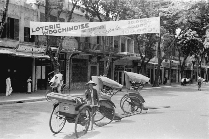 Loat anh doc ve xe keo tay o Ha Noi nam 1940-Hinh-6