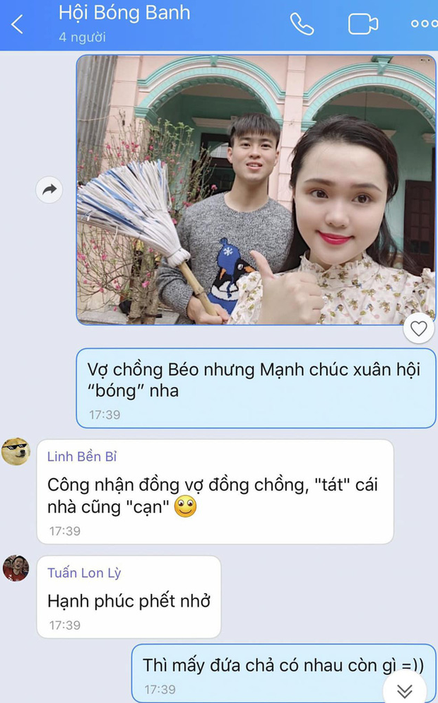 Vo chong tuoi Ty Duy Manh va Quynh Anh chuan bi li xi mung nam moi