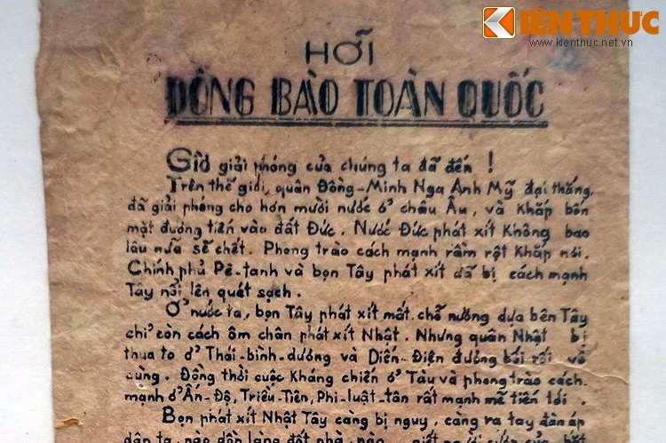 Can canh bo suu tap truyen don cua Cach mang Thang 8-Hinh-9