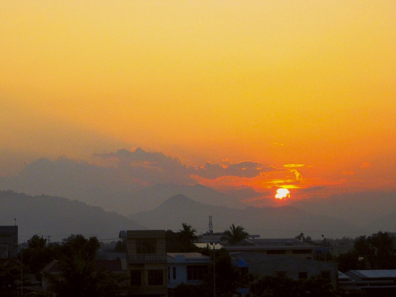 Ngam hoang hon Da Nang dep ngat ngay qua goc nhin 