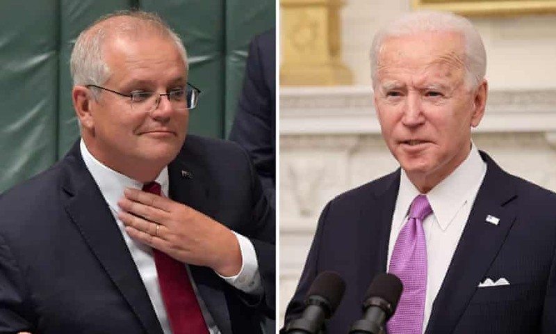 Ong Biden dien dam voi thu tuong Australia ve Trung Quoc, Myanmar