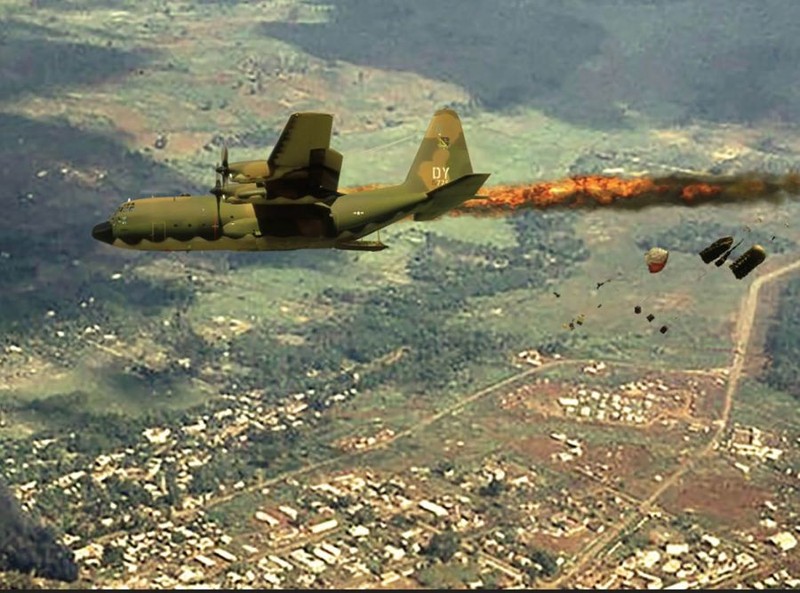 Can canh “ngua tho” C-130 cua My tung 