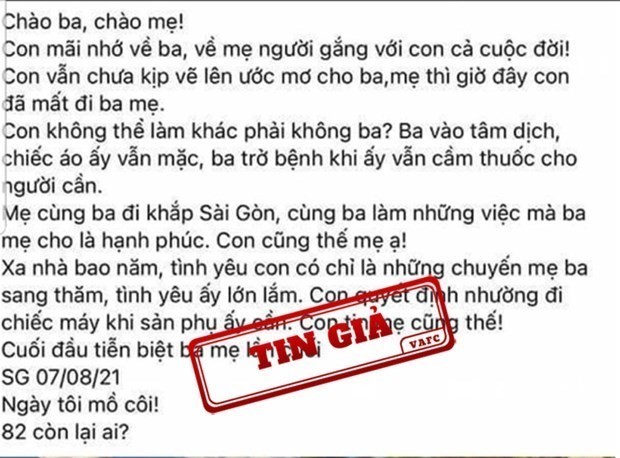 Dang tin gia, khong co that vu 