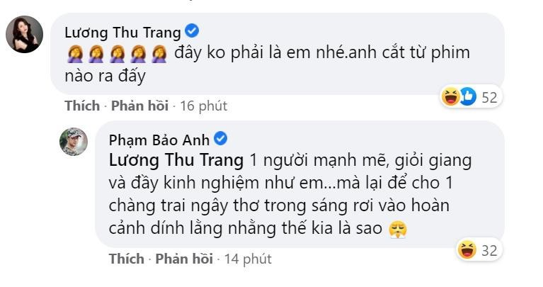 Bao Anh chia se hau truong canh hon 