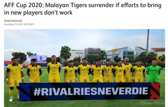 Tuyen Malaysia doa bo AFF Cup truoc tran gap Viet Nam