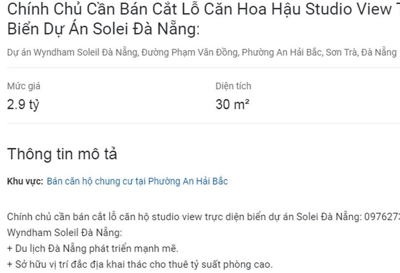 Vo mong can ho nghi duong, het thoi 