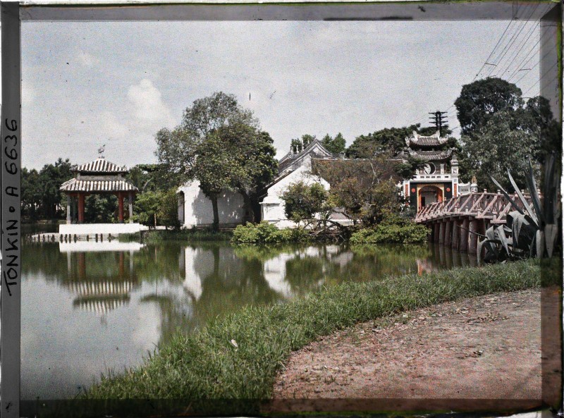 Ve khac la cua ho Hoan Kiem - den Ngoc Son trong anh mau 1915 (1)-Hinh-7