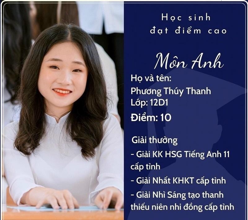 Nu sinh nguoi Tay voi diem 10 tieng Anh
