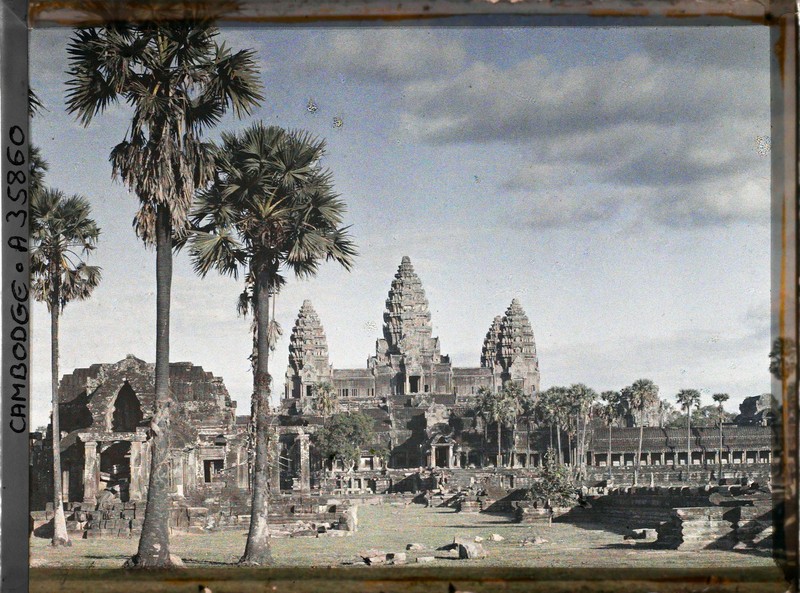 Loat anh mau dac biet ve ky quan Angkor Wat mot the ky truoc (1)-Hinh-10