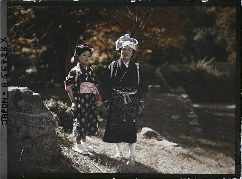 Anh mau cuc hiem dep nhu tranh ve ve ngoi lang gan Kyoto nam 1926-Hinh-12