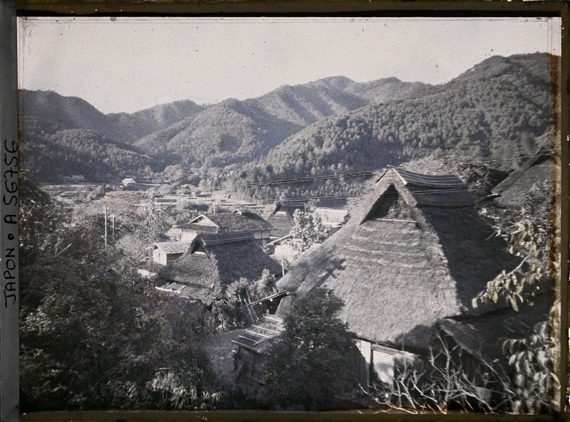 Anh mau cuc hiem dep nhu tranh ve ve ngoi lang gan Kyoto nam 1926-Hinh-2