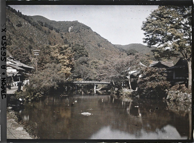 Anh mau dep nhu tranh ve ve ngoi lang gan Kyoto nam 1926-Hinh-4