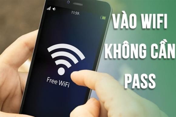 Bat nut nay tren dien thoai bat Wifi mien phi, khong can quan tam password