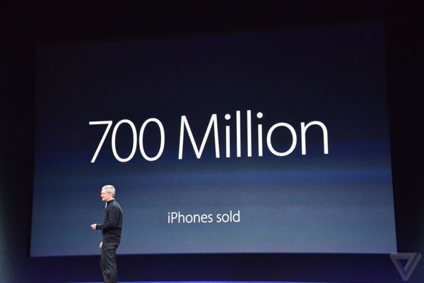 Apple da ban duoc 700 trieu iPhone