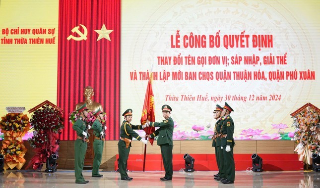 Doi ten Bo Chi huy Quan su tinh Thua Thien Hue