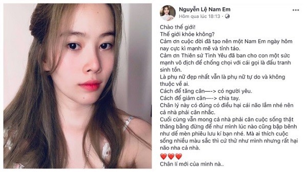 Nam Em khang dinh phu nu dep nhat la khi khong thuoc ve ai, anti-fan mia mai la 'khung'