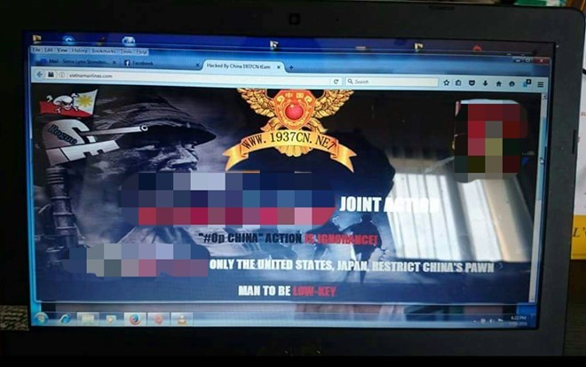 Website Vietnam Airlines bi hack, lo thong tin khach hang