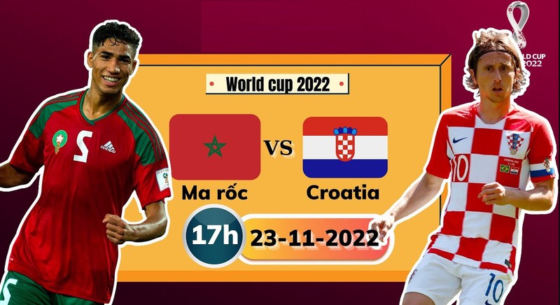 Nhan dinh, soi keo Maroc vs Croatia 17h 23/11 bang F World Cup 2022