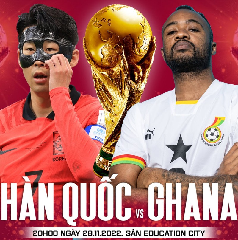 Nhan dinh soi keo Han Quoc vs Ghana 20h 28/11 bang H World Cup 2022