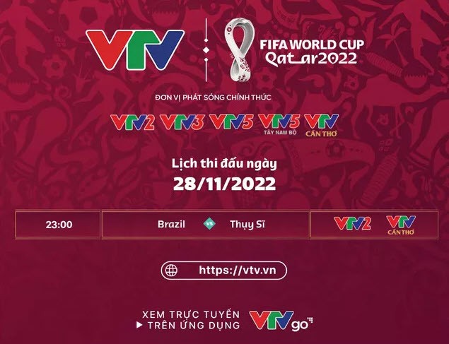 Link xem truc tiep Brazil vs Thuy Si 23h 28/11 World Cup 2022