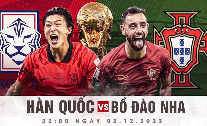 Nhan dinh soi keo Bo Dao Nha vs Han Quoc 22h 2/12 bang H World Cup 2022