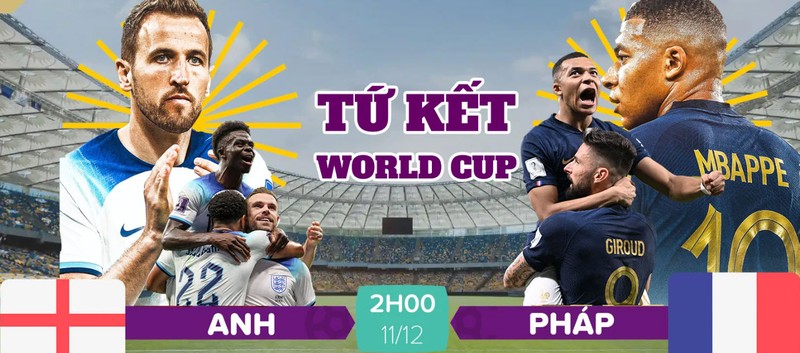 Nhan dinh soi keo Phap vs Anh 2h 11/12 tu ket World Cup 2022