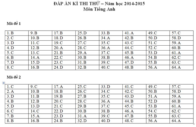 Dap an de thi thu mon Tieng Anh THPT Quoc gia nam 2015 TP HCM-Hinh-5