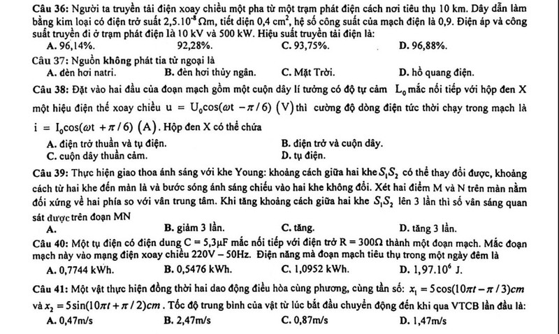 Dap an, de thi thu THPT quoc gia 2015 mon Vat Ly chuyen Nguyen Hue-Hinh-7