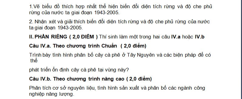 Dap an, de thi thu THPT quoc gia mon Dia truong Chu Van An-Hinh-2