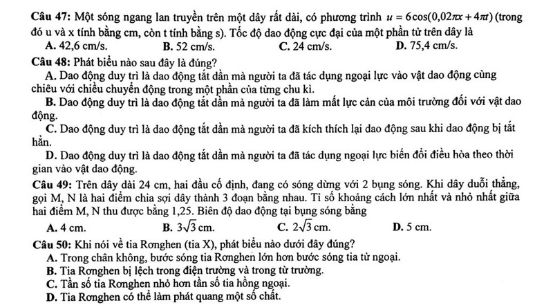 De thi thu THPT quoc gia 2015 mon Ly chuyen DHSPHN va dap an-Hinh-10