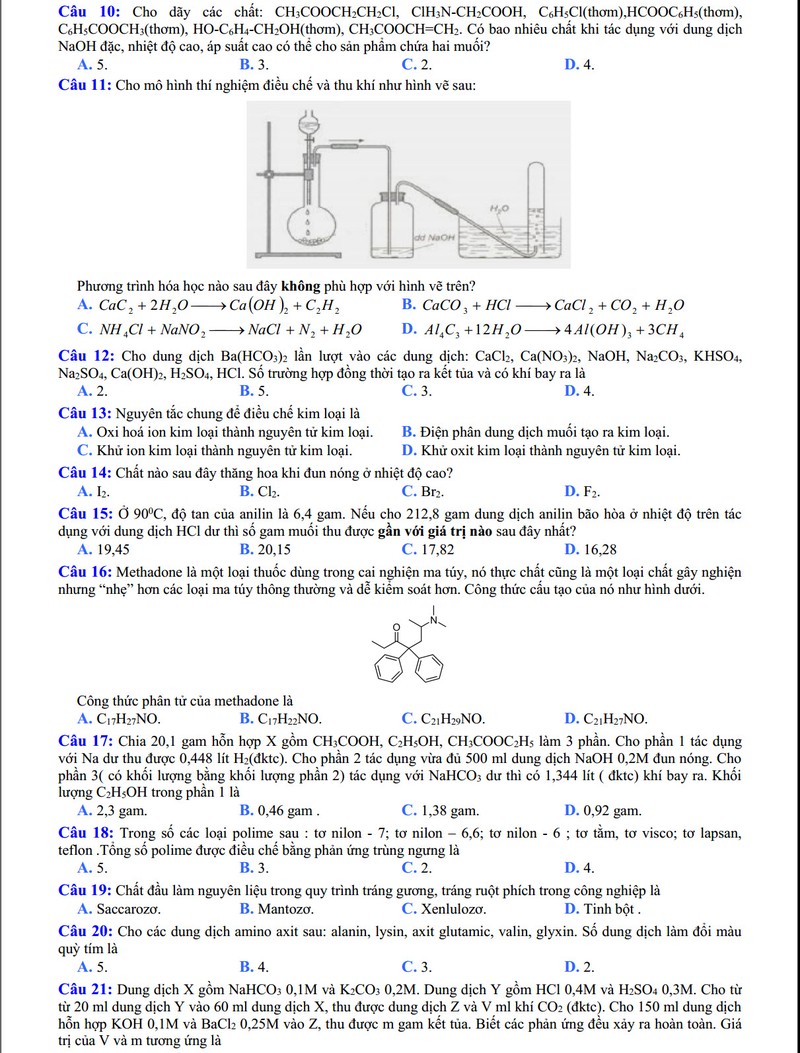 De thi thu THPT quoc gia 2015 mon Hoa hoc THPT Do Luong 1-Hinh-2