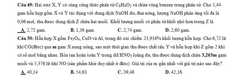 De thi thu THPT quoc gia 2015 mon Hoa hoc tinh Nam Dinh va dap an-Hinh-6