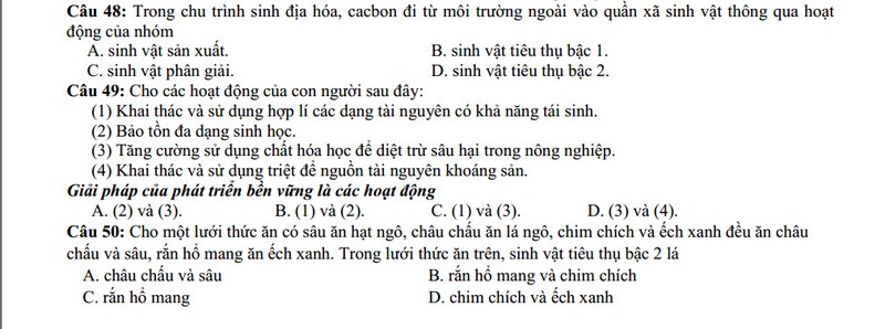 De thi thu THPT quoc gia 2015 mon Sinh hoc THPT Khanh Hung-Hinh-5