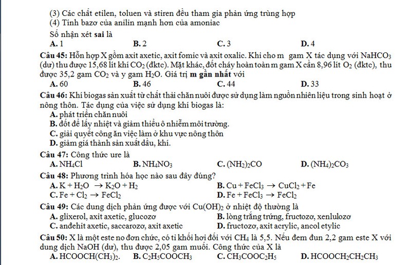 De thi thu THPT quoc gia 2015 mon Hoa hoc tinh Kon Tum va dap an-Hinh-4