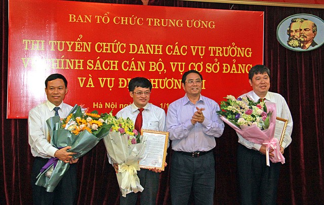 Ban To chuc trung uong chon duoc 3 vu truong moi qua thi tuyen