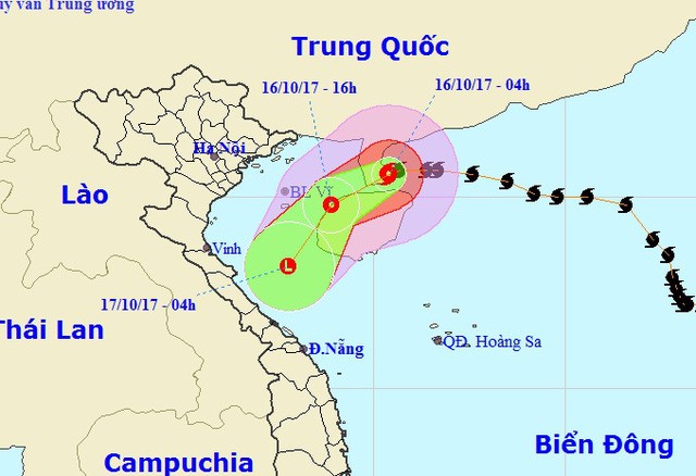 Bao so 11 sap vao Vinh Bac Bo, Ha Noi chuyen lanh