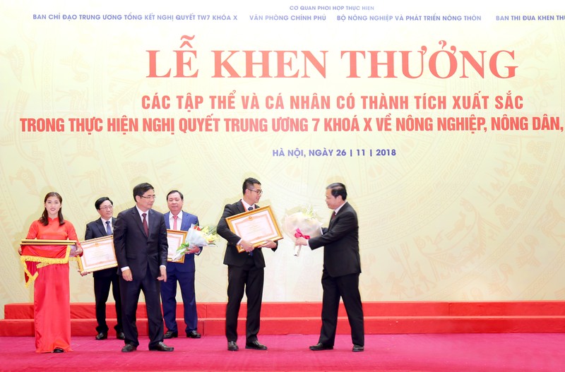 Tap doan TH nhan bang khen ve thanh tich xuat sac trong linh vuc Tam nong-Hinh-3