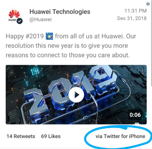 “Lo tay” dung iPhone, nhan vien Huawei bi phat nang