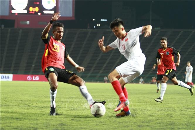 Giai U22 Dong Nam A 2019: Viet Nam thang gion gia Timor Leste 4-0-Hinh-2