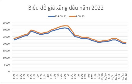 Gia xang dau nam 2022 nhieu bien dong, nguoi mua “toat mo hoi hot”