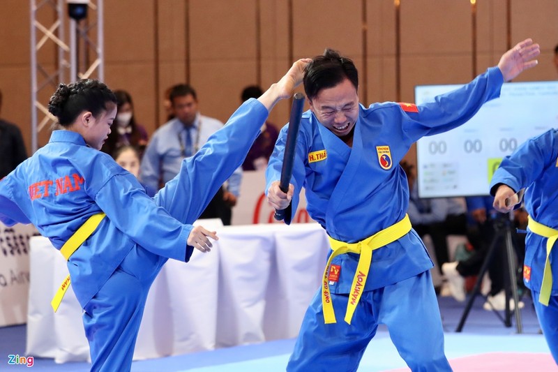 Nhung hinh anh vo si Viet Nam nen dau gianh HCV SEA Games-Hinh-3