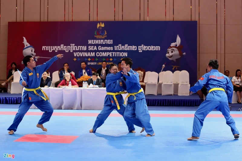 Nhung hinh anh vo si Viet Nam nen dau gianh HCV SEA Games