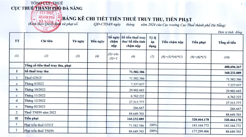 Cong ty Moi truong Do thi Da Nang bi xu phat vi tron thue-Hinh-2