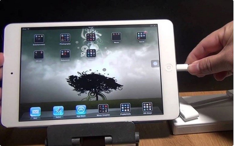 Thao tac don gian ket noi iPad voi may chieu-Hinh-3